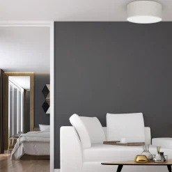 Sklep Kaja Szary plafon, lampa sufitowa, kształt koła MLP7498 z serii LINO | Kaja Oświetlen