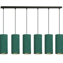 Online Szeroka, abażurowa lampa wisząca nad stół 1058/6 BENTE | Kaja Żyrandole Nowoczesne