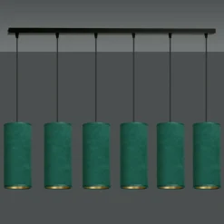 Online Szeroka, abażurowa lampa wisząca nad stół 1058/6 BENTE | Kaja Żyrandole Nowoczesne