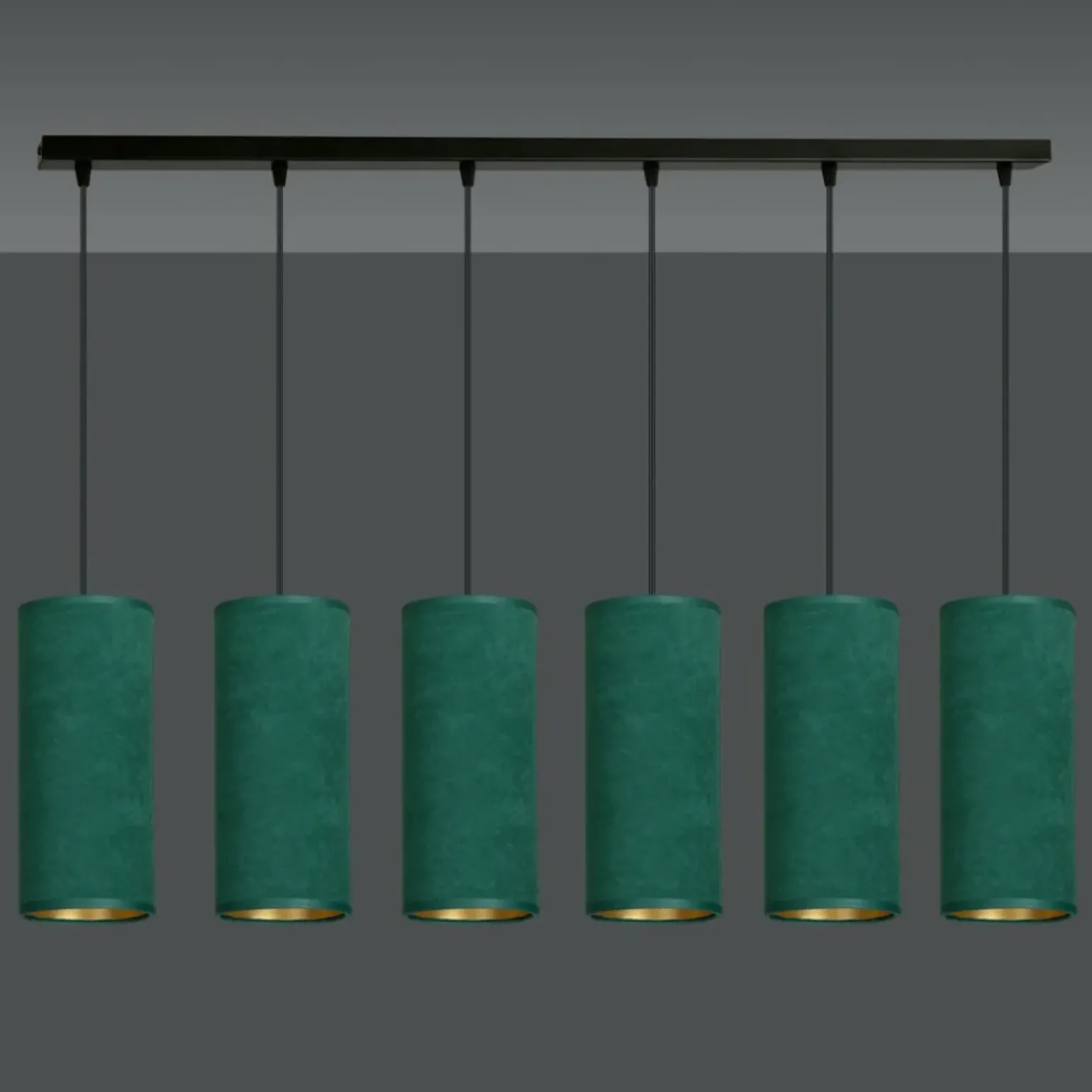 Online Szeroka, abażurowa lampa wisząca nad stół 1058/6 BENTE | Kaja Żyrandole Nowoczesne