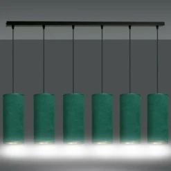 Online Szeroka, abażurowa lampa wisząca nad stół 1058/6 BENTE | Kaja Żyrandole Nowoczesne