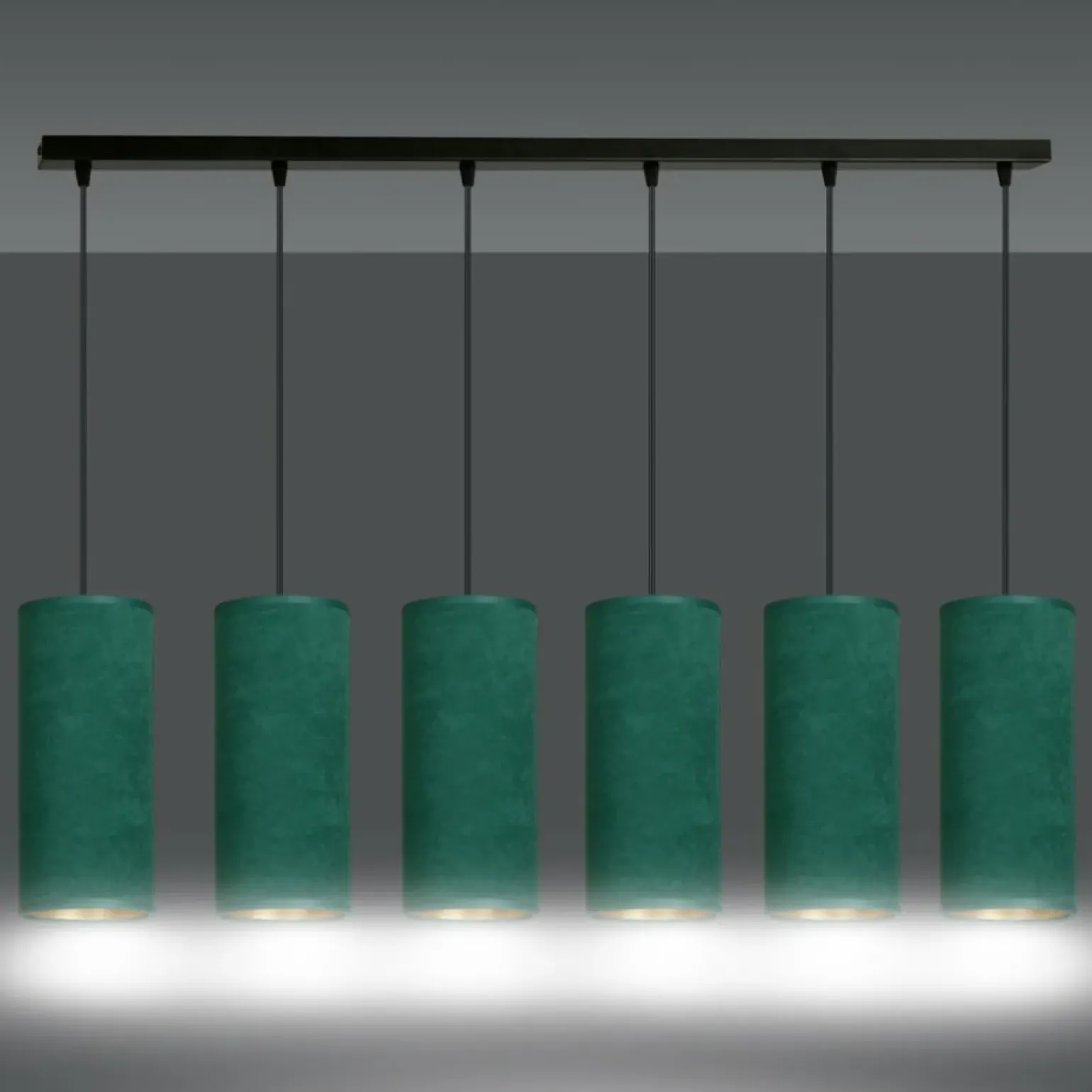 Online Szeroka, abażurowa lampa wisząca nad stół 1058/6 BENTE | Kaja Żyrandole Nowoczesne