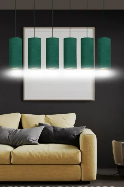 Online Szeroka, abażurowa lampa wisząca nad stół 1058/6 BENTE | Kaja Żyrandole Nowoczesne