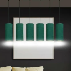 Online Szeroka, abażurowa lampa wisząca nad stół 1058/6 BENTE | Kaja Żyrandole Nowoczesne