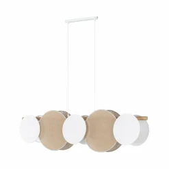 Best Szeroka, dekoracyjna lampa wisząca nad stół TK 4815 PULSE | Kaja Żyrandole Nowoczesne