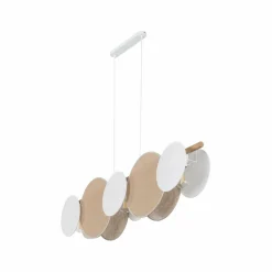 Best Szeroka, dekoracyjna lampa wisząca nad stół TK 4815 PULSE | Kaja Żyrandole Nowoczesne