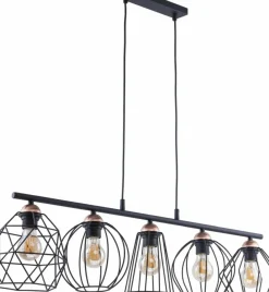 Best Sale Szeroka, druciana lampa wisząca nad stół TK 1649 GALAXY | Kaja Żyrandole Nowoczesne