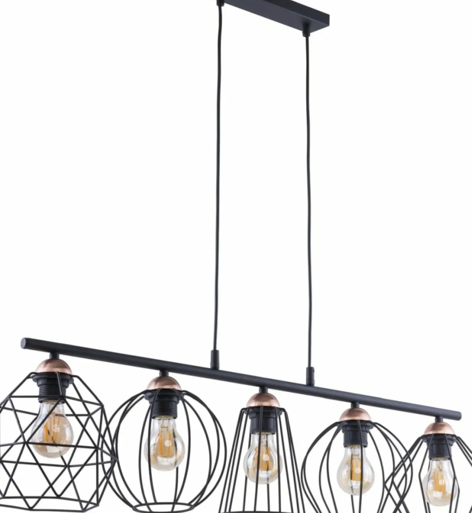 Best Sale Szeroka, druciana lampa wisząca nad stół TK 1649 GALAXY | Kaja Żyrandole Nowoczesne