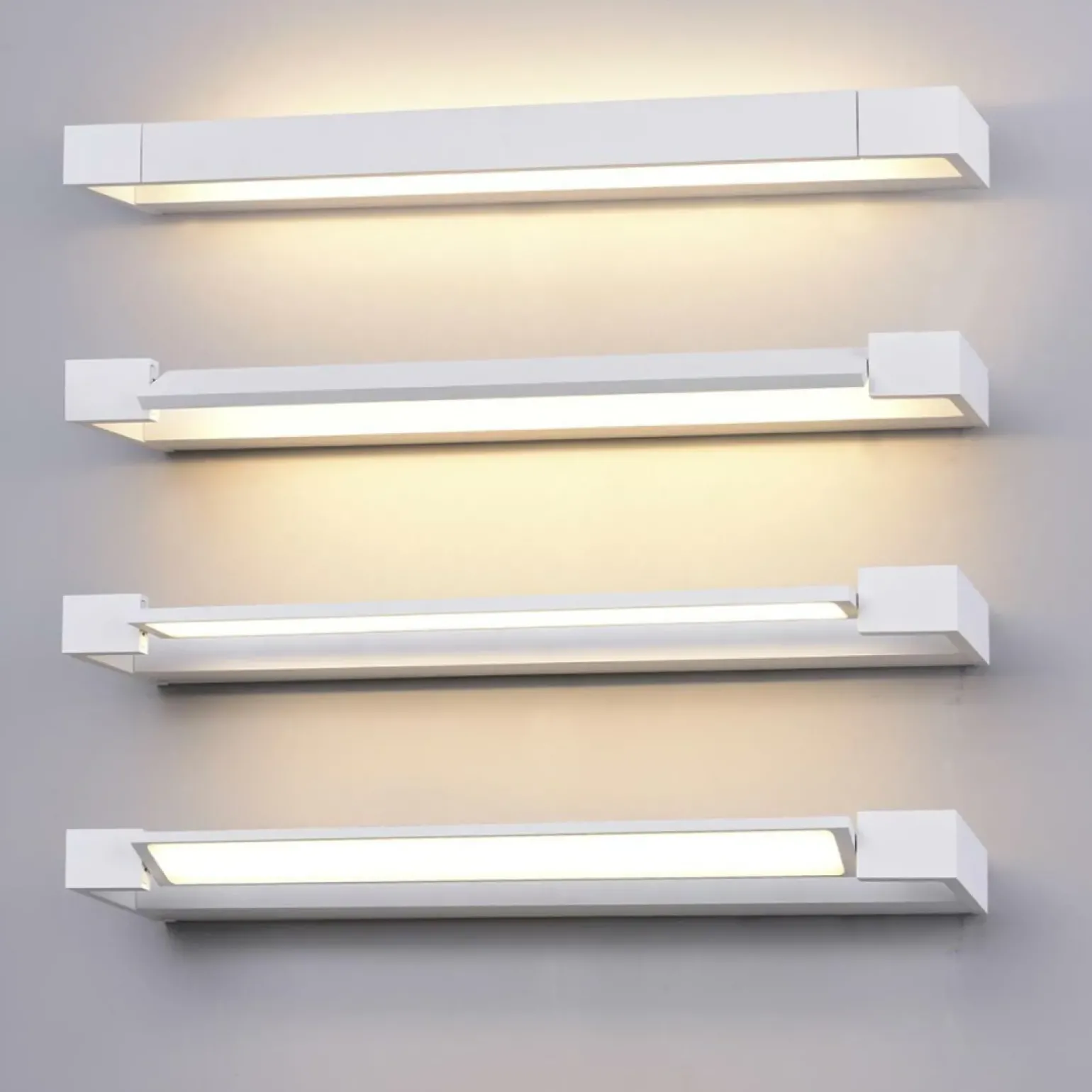 Sklep Kaja Szeroka lampa ścienna do łazienki 90cm AZ2896 DALI 3000K | Kaja