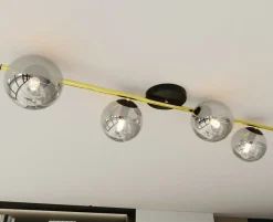 Best Sale Szeroka lampa sufitowa do wąskiego pokoju 1246/4 z serii SPLENDI Żyrandole Nowoczesne