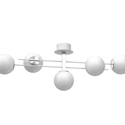 Sklep Kaja Szeroka lampa sufitowa z kloszami, do salonu LX 4578 SATELIT | Kaja