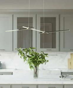 Sale Szeroka lampa wisząca do salonu A0021-330 THASOS | Kaja Oświetlenie Żyrandole Nowoczesne