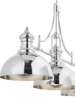 Sklep Kaja Szeroka lampa wisząca, do salonu JUP 1789 PLATINO | Kaja Oświetlenie