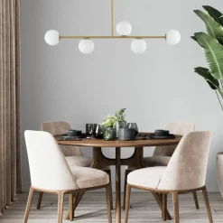 Store Szeroka lampa wisząca do salonu modern classic SIG 33334 z serii GAMA Żyrandole Nowoczesne