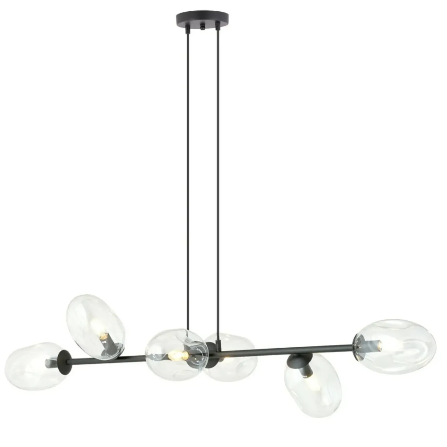 Cheap Szeroka lampa wisząca na regulowanych zwisach 1262/6 z serii PANDORA Żyrandole Nowoczesne