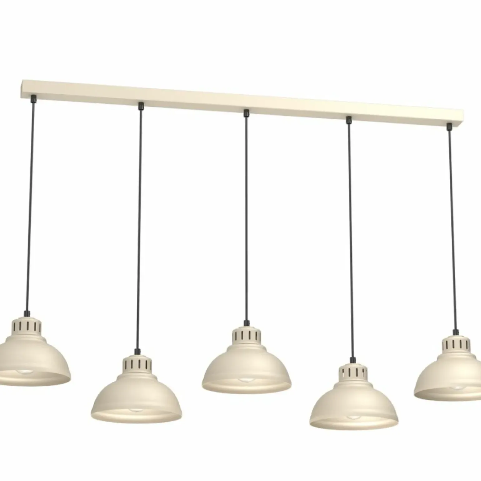 Store Szeroka lampa wisząca nad długi stół w salonie LX 8894 SVEN | Kaja Żyrandole Nowoczesne