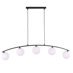 Cheap Szeroka lampa wisząca z białymi kloszami, nad stół TK 5711 AMARO Żyrandole Nowoczesne