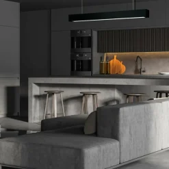 Online Szeroka lampa wisząca93cm LP-7001/1P 20 BK-93 24 CCT IBROS | Kaja Żyrandole Nowoczesne