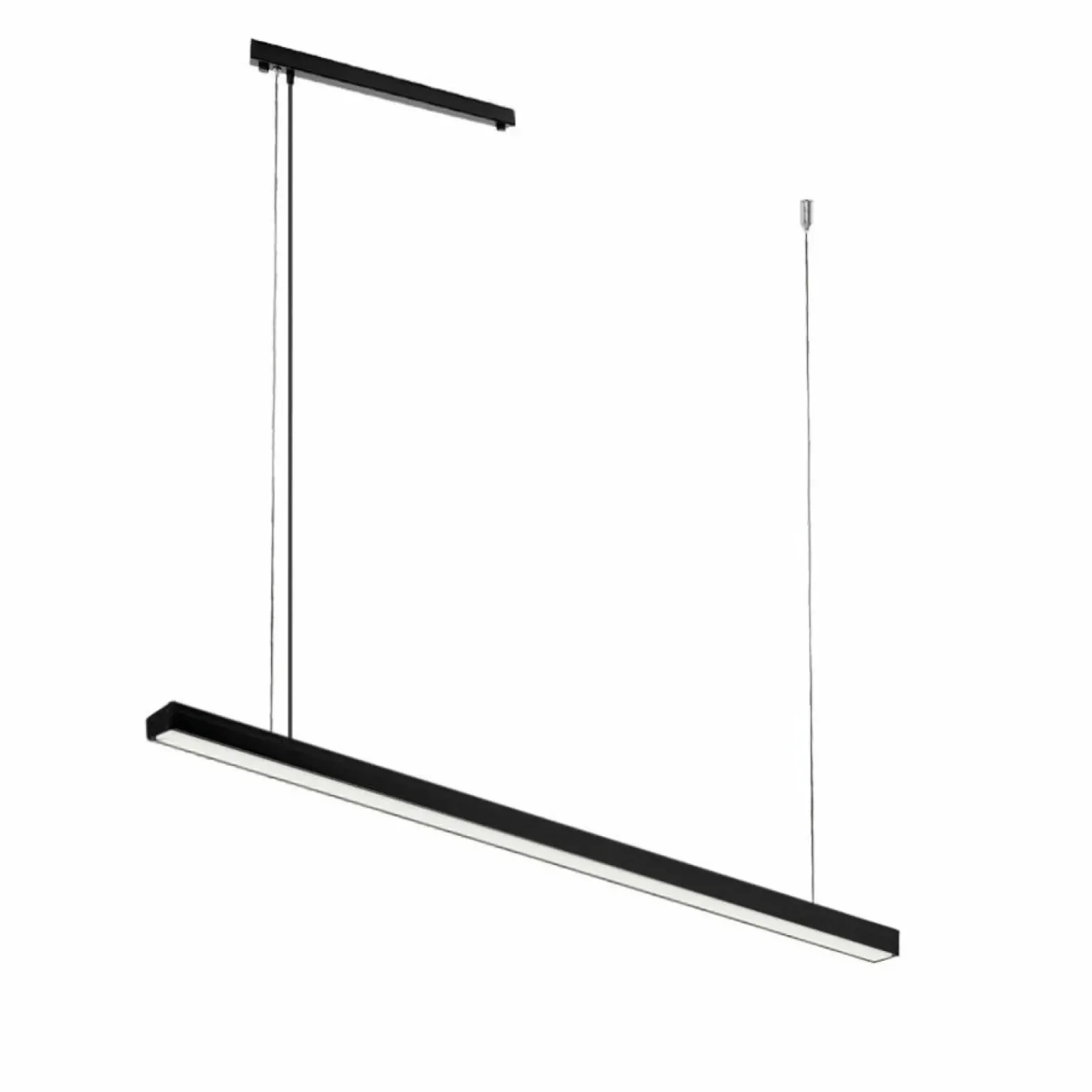 Best Sale Szeroka, ledowa lampa nad wyspę 120cm 3000K ANT 1848 HIATE | Kaja Żyrandole Nowoczesne