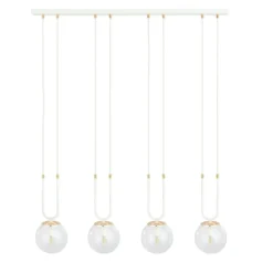 Outlet Szeroka listwa sufitowa z ozdobnymi zwisami 1116/4 GLAM | Kaja Żyrandole Nowoczesne