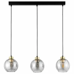 Fashion Szeroka listwa sufitowa z wiszącymi kloszami TK 4580 z serii DEVI Żyrandole Nowoczesne