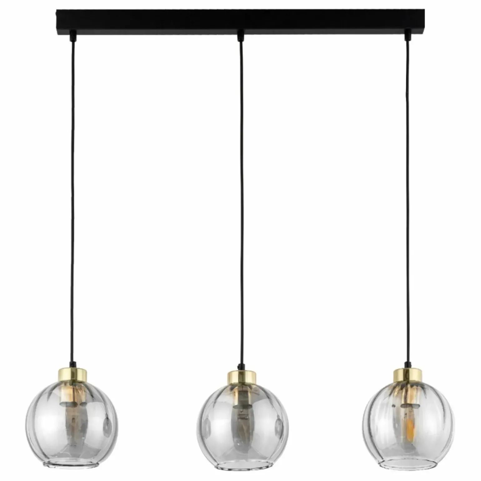 Fashion Szeroka listwa sufitowa z wiszącymi kloszami TK 4580 z serii DEVI Żyrandole Nowoczesne