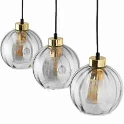 Fashion Szeroka listwa sufitowa z wiszącymi kloszami TK 4580 z serii DEVI Żyrandole Nowoczesne