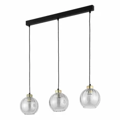 Fashion Szeroka listwa sufitowa z wiszącymi kloszami TK 4580 z serii DEVI Żyrandole Nowoczesne