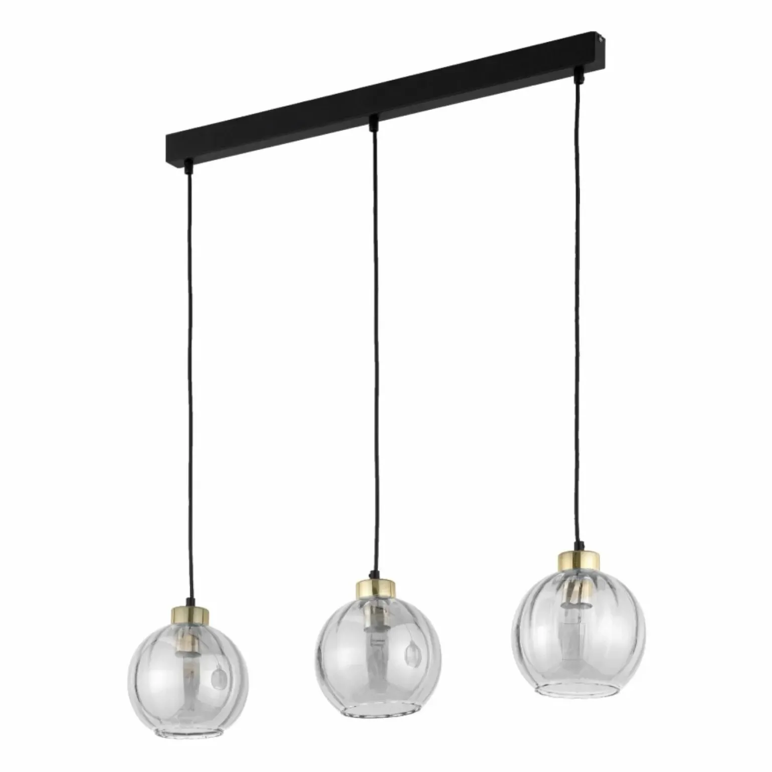 Fashion Szeroka listwa sufitowa z wiszącymi kloszami TK 4580 z serii DEVI Żyrandole Nowoczesne