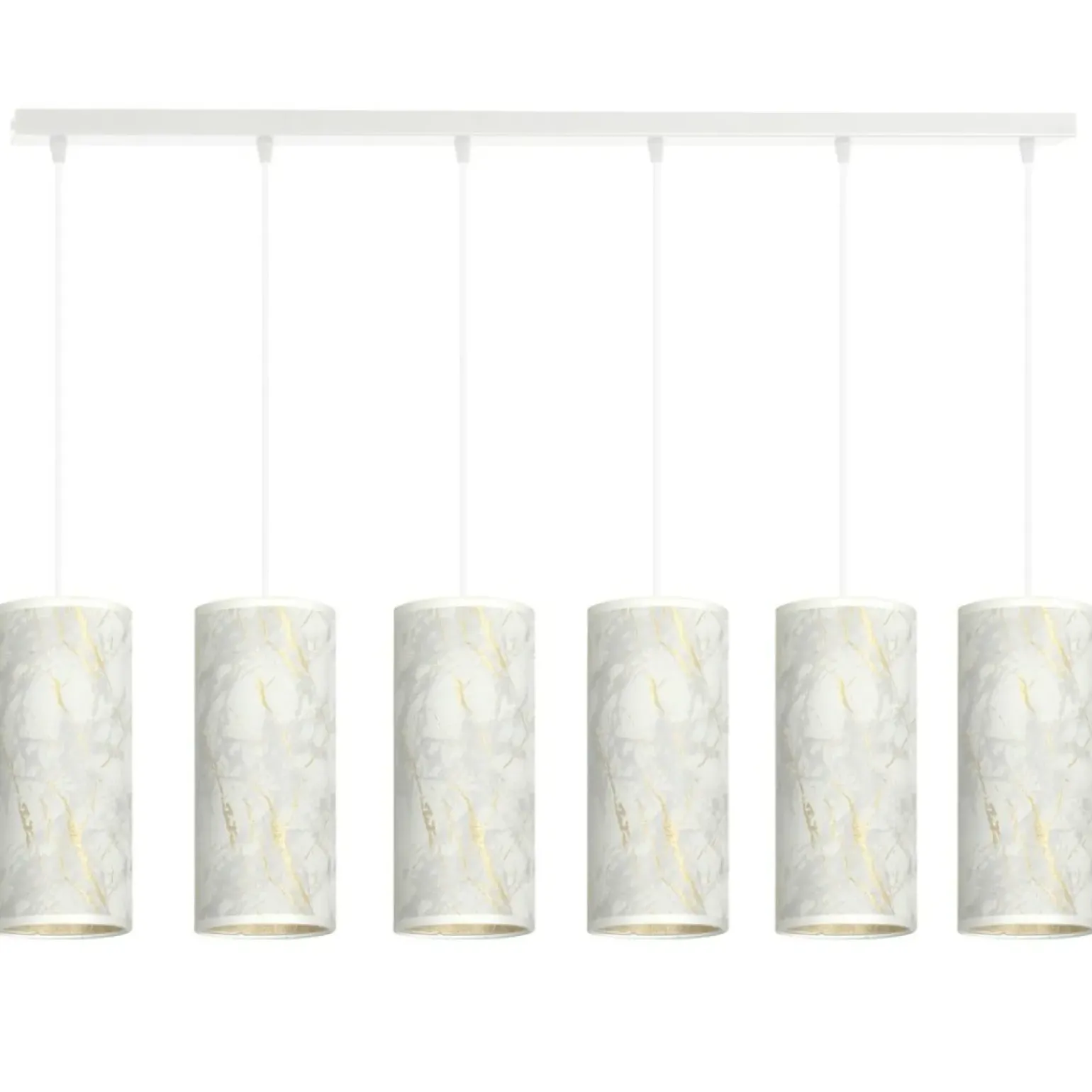 Cheap Szeroka listwa z marmurowymi abażurami 1057/6 KARLI | Kaja Oświetlenie Żyrandole Nowoczesne