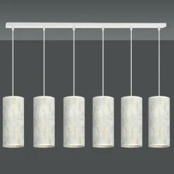 Cheap Szeroka listwa z marmurowymi abażurami 1057/6 KARLI | Kaja Oświetlenie Żyrandole Nowoczesne