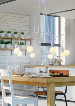 Flash Sale Szeroka, minimalistyczna lampa wisząca 38-71040 BASSO | Kaja Żyrandole Nowoczesne