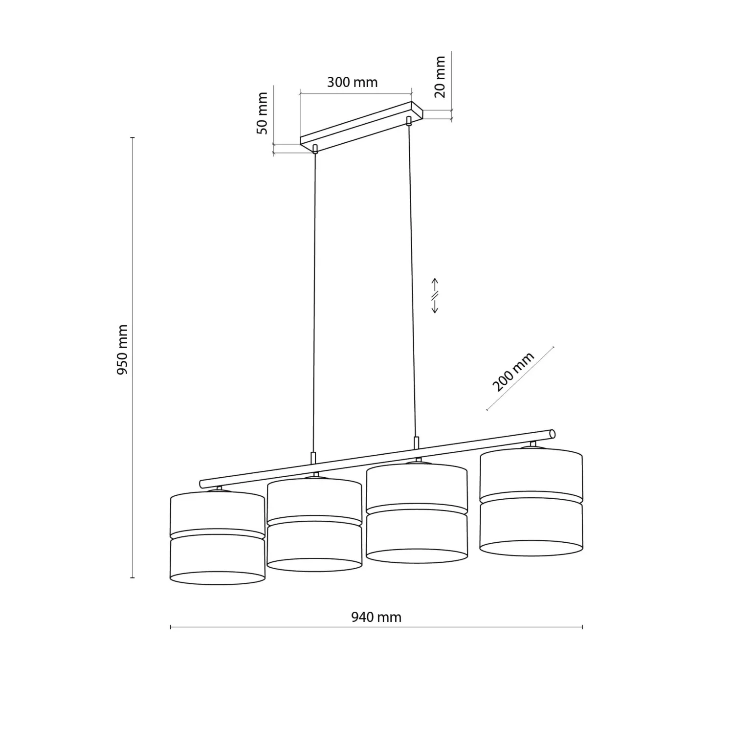 Sklep Kaja Szeroka, rustykalna lampa nad stół w jadalni TK 4802 z serii NICOL
