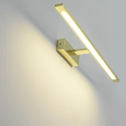 Sklep Kaja Szeroka, złota lampa ścienna LED GS-LWB-20W/3 GOLD ISLA | Kaja