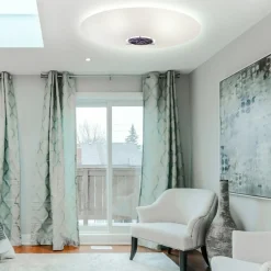 Sklep Kaja Szeroki ponadczasowy plafon do salonu 67391 AURA | Kaja Oświetlenie