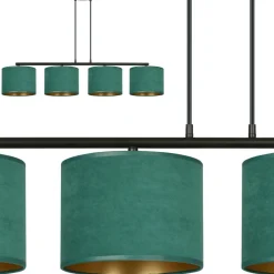 Online Szeroki żyrandol do oświetlenia stołu w salonie 1051/4 HILDE | Kaja Żyrandole Nowoczesne