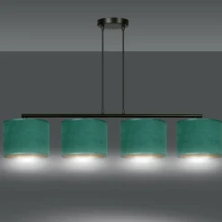 Online Szeroki żyrandol do oświetlenia stołu w salonie 1051/4 HILDE | Kaja Żyrandole Nowoczesne