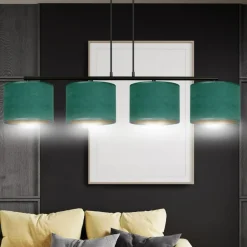 Online Szeroki żyrandol do oświetlenia stołu w salonie 1051/4 HILDE | Kaja Żyrandole Nowoczesne