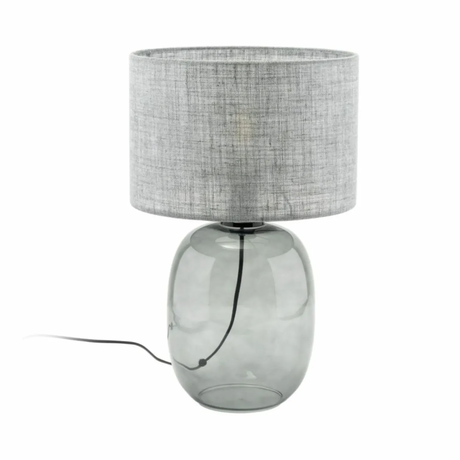 Sklep Kaja Szklana, stylowa lampa nocna na szafkę TK 5987 MELODY GRAPHITE | Kaja