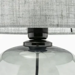Sklep Kaja Szklana, stylowa lampa nocna na szafkę TK 5987 MELODY GRAPHITE | Kaja