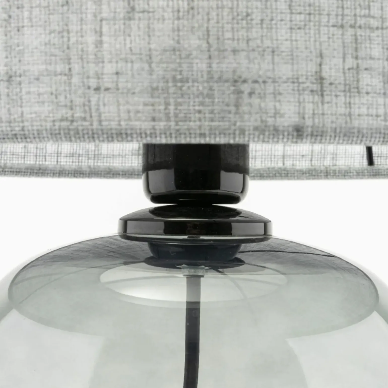 Sklep Kaja Szklana, stylowa lampa nocna na szafkę TK 5987 MELODY GRAPHITE | Kaja