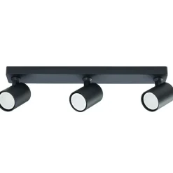 New Szyna z reflektorami, do korytarza LP-731/3W BK SNOW | Kaja Żyrandole Nowoczesne