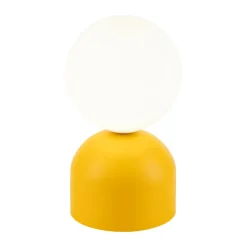 Sklep Kaja Żółta, dekoracyjna lampka na szafkę nocną TK 16040 MIKI YELLOW | Kaja