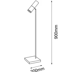Sklep Kaja Techniczna lampka biurkowa, regulowana tuba ANT 8376 KAVOS | Kaja