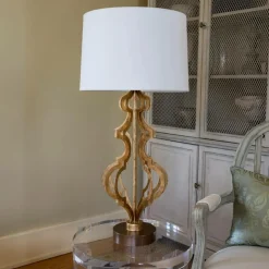 Sklep Kaja Tradycyjna lampa stołowa, złota GN-OCTAVIA-TL-GD z serii OCTAVIA