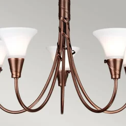 Sklep Kaja Tradycyjna lampa wisząca, patynowa EM5-COPPER z serii EMILY