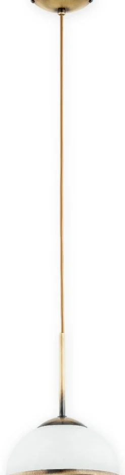 Sklep Kaja Tradycyjna lampa wisząca z patynową oprawą O3133 W1 PAT | Kaja