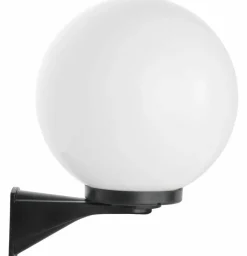 Sklep Kaja Tradycyjny, czarny kinkiet elewacyjny K 3012/1/KD 300 z serii KULE | Kaja Oświet