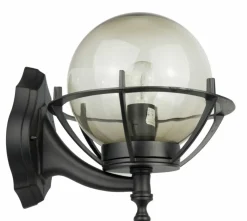 Sklep Kaja Tradycyjny kinkiet ścienny z czarnym koszykiem K 3012/1/KPO