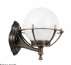 Sklep Kaja Tradycyjny kinkiet ścienny z czarnym koszykiem K 3012/1/KPO